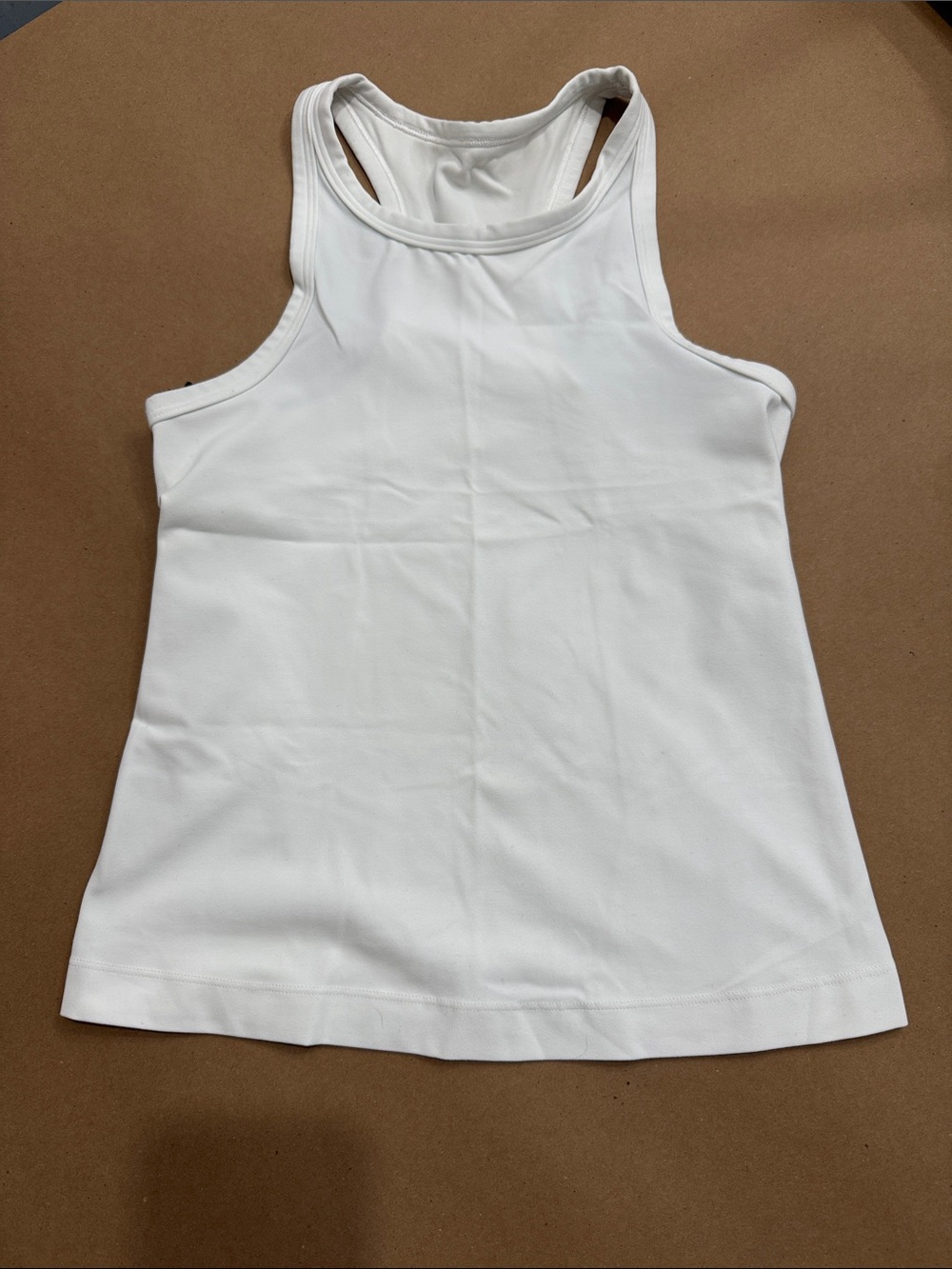 Lululemon Wunder Train White Racerback Tank